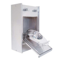 Lavacuñas de Superficie en Acero Inox con Sifón