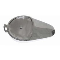 CUÑA ORINAL EN ACERO INOXIDABLE  