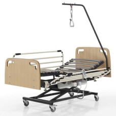 Cama Articulada Eléctrica FIORI Carro Elevador+Barandillas