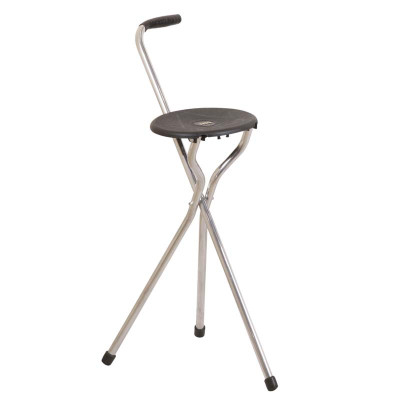 Bastón con Asiento LARGE 135 Kg de Aluminio