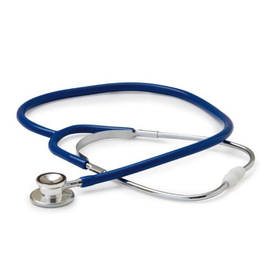 Fonendoscopio Pediátrico Doble Campana Aluminio Azul