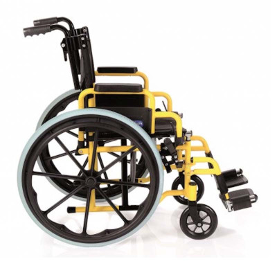 Silla de Ruedas Para niños PEDIATRICA Plegable Acero