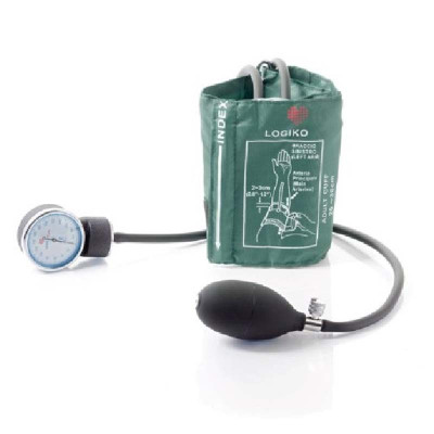 Tensiómetro Aneroide Portátil Doble Tubo y Bolsa Verde