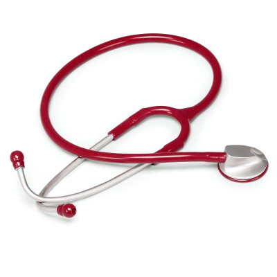 Fonendoscopio para Adulto de Zinc Anodizado Rojo