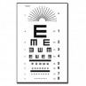 Tabla de Tumbling "E" 6m para Optometría Plastificada